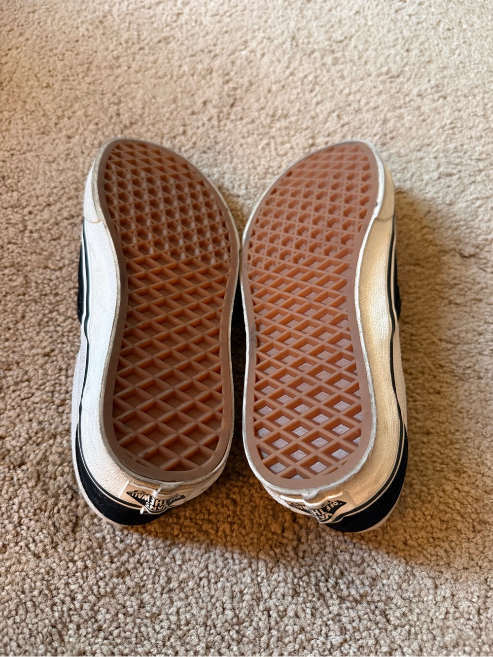 Vans Black & White Slip-On Sneakers with Snake Artwork - Picture 3 of 5